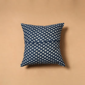 Kutch Tagai Patchwork Ajrakh Cotton Cushion Cover (16 x 16 in) 20