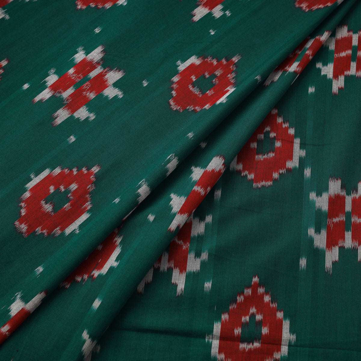 Mercerised Cotton Pochampally Ikat Fabric 01