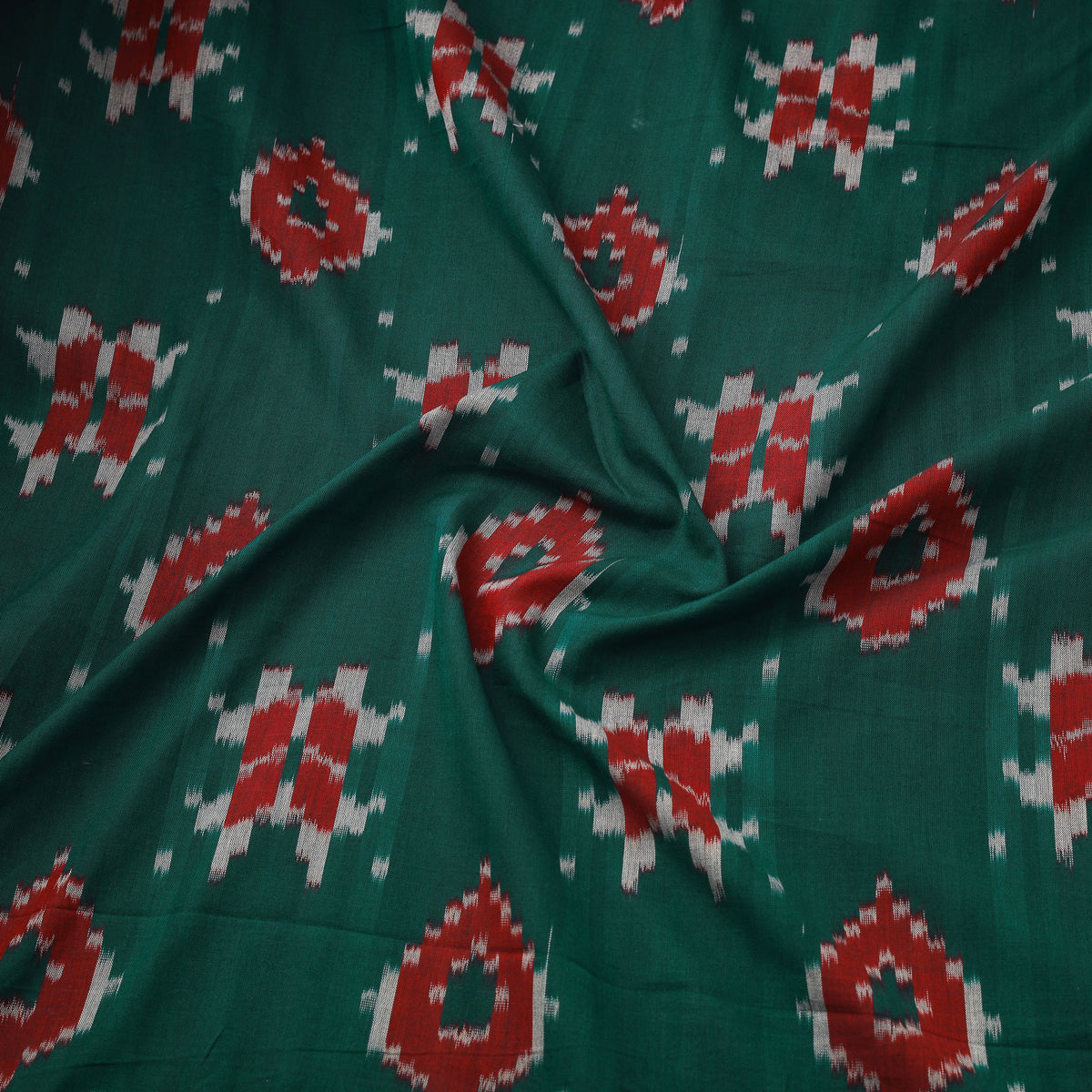 Mercerised Cotton Pochampally Ikat Fabric 01