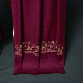3pc Heavy Embroidered Wool Unstitched Dress Material Suit Set 48
