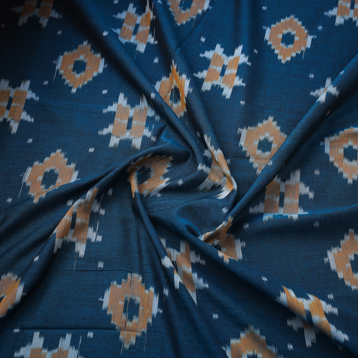 Mercerised Cotton Pochampally Ikat Fabric 02