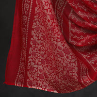 Red - 3pc Kutch Batik Print Cotton Dress Material 08