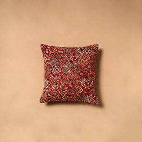 Kutch Tagai Patchwork Ajrakh Cotton Cushion Cover (12 x 12 in) 27