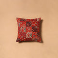 Kutch Tagai Patchwork Ajrakh Cotton Cushion Cover (12 x 12 in) 28