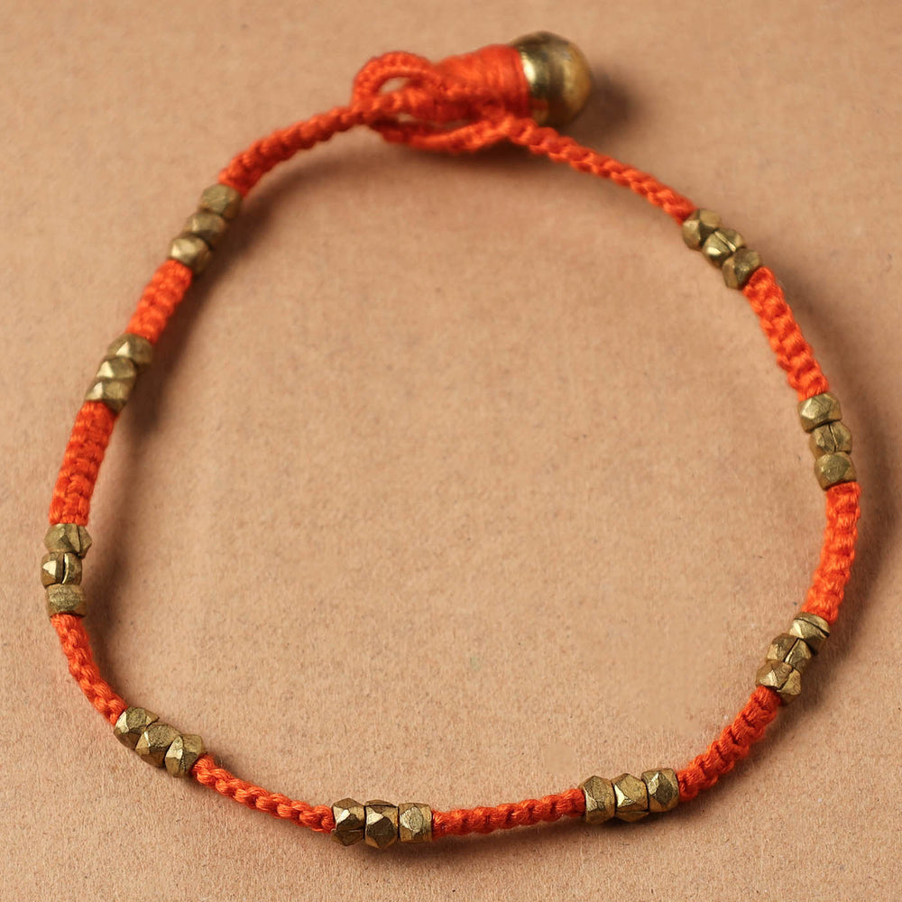 Tribal Odisha Dokra Threadwork Anklet 128