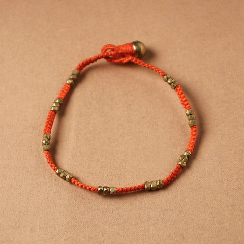 Tribal Odisha Dokra Threadwork Anklet 128