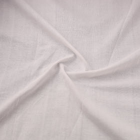 White - Jhiri Pure Handloom Cotton Fabric 28