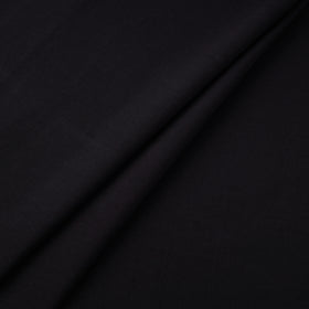 Black - Jhiri Pure Handloom Cotton Fabric 20