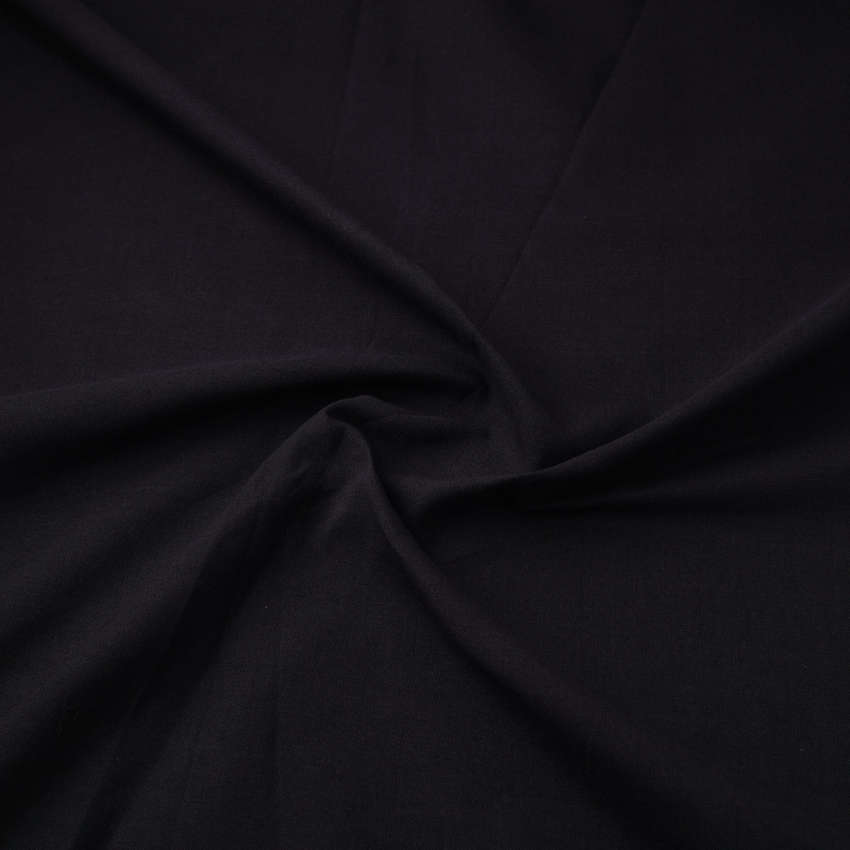 Black - Jhiri Pure Handloom Cotton Fabric 20