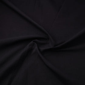 Black - Jhiri Pure Handloom Cotton Fabric 20