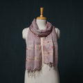 Burdwan Jamdani Handloom Linen Stole 03