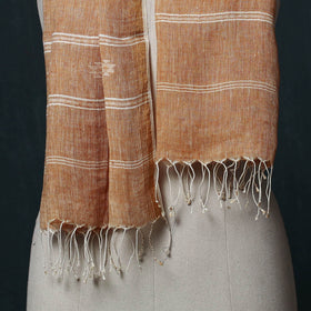 Burdwan Jamdani Handloom Linen Stole 06