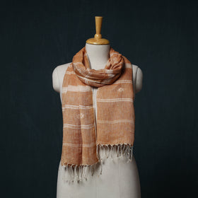 Burdwan Jamdani Handloom Linen Stole 06