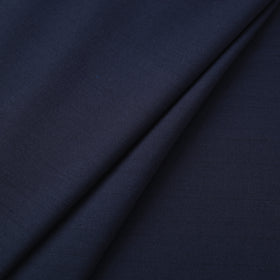 Blue - Jhiri Pure Handloom Cotton Fabric 90