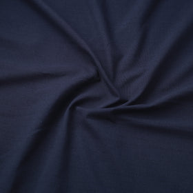 Blue - Jhiri Pure Handloom Cotton Fabric 90