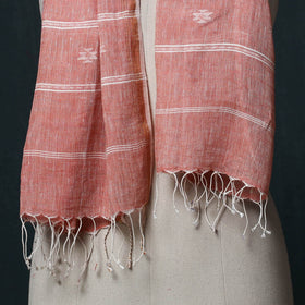 Burdwan Jamdani Handloom Linen Stole 08