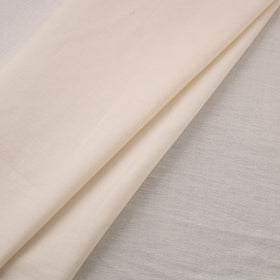 White - Light Cream Jhiri Pure Handloom Cotton Fabric 02