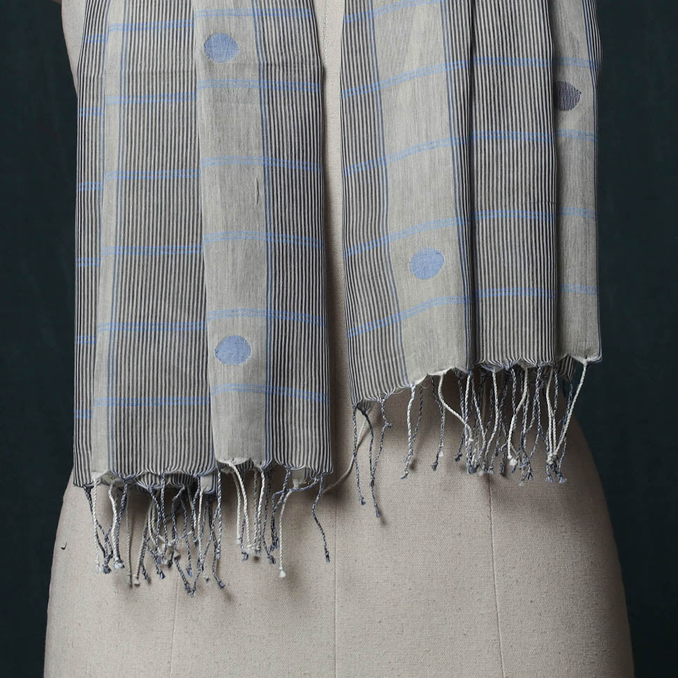 Burdwan Jamdani Handloom Cotton Stole 11