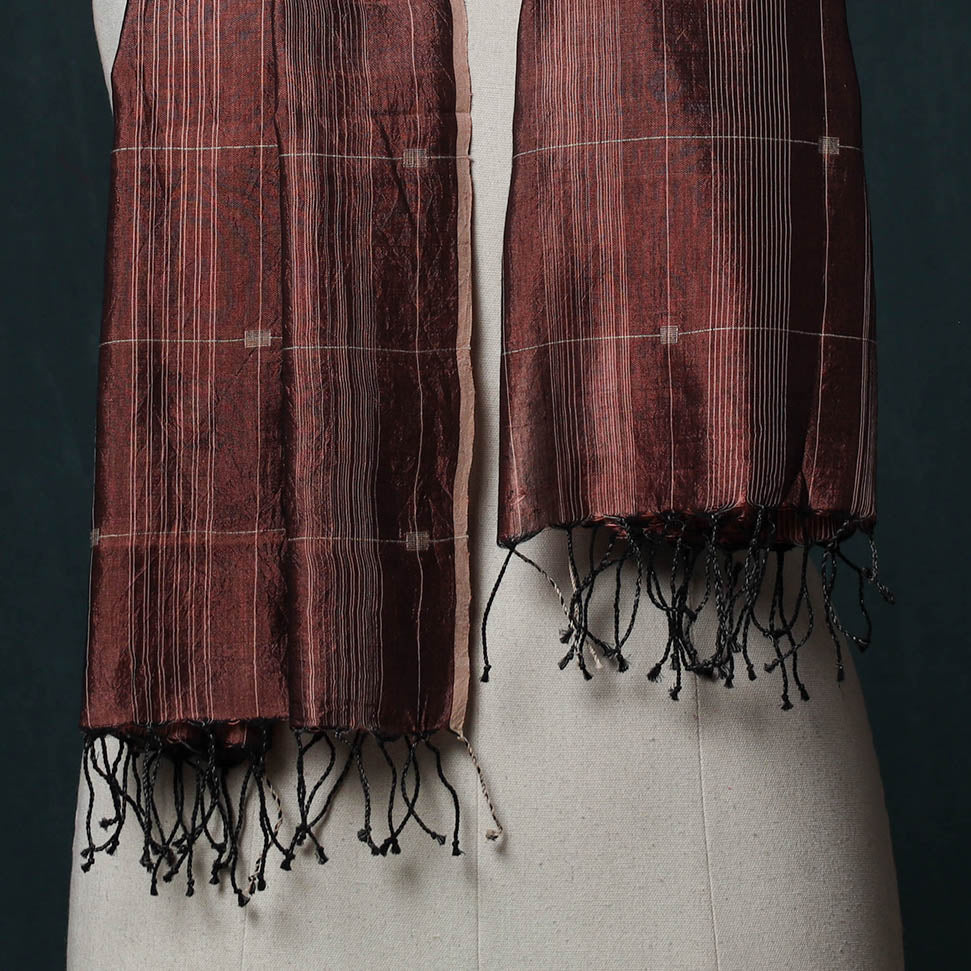 Burdwan Jamdani Handloom Cotton Stole 12