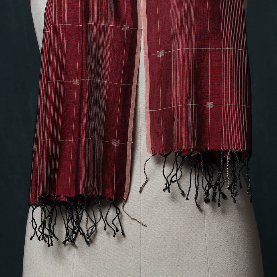 Burdwan Jamdani Handloom Cotton Stole 13