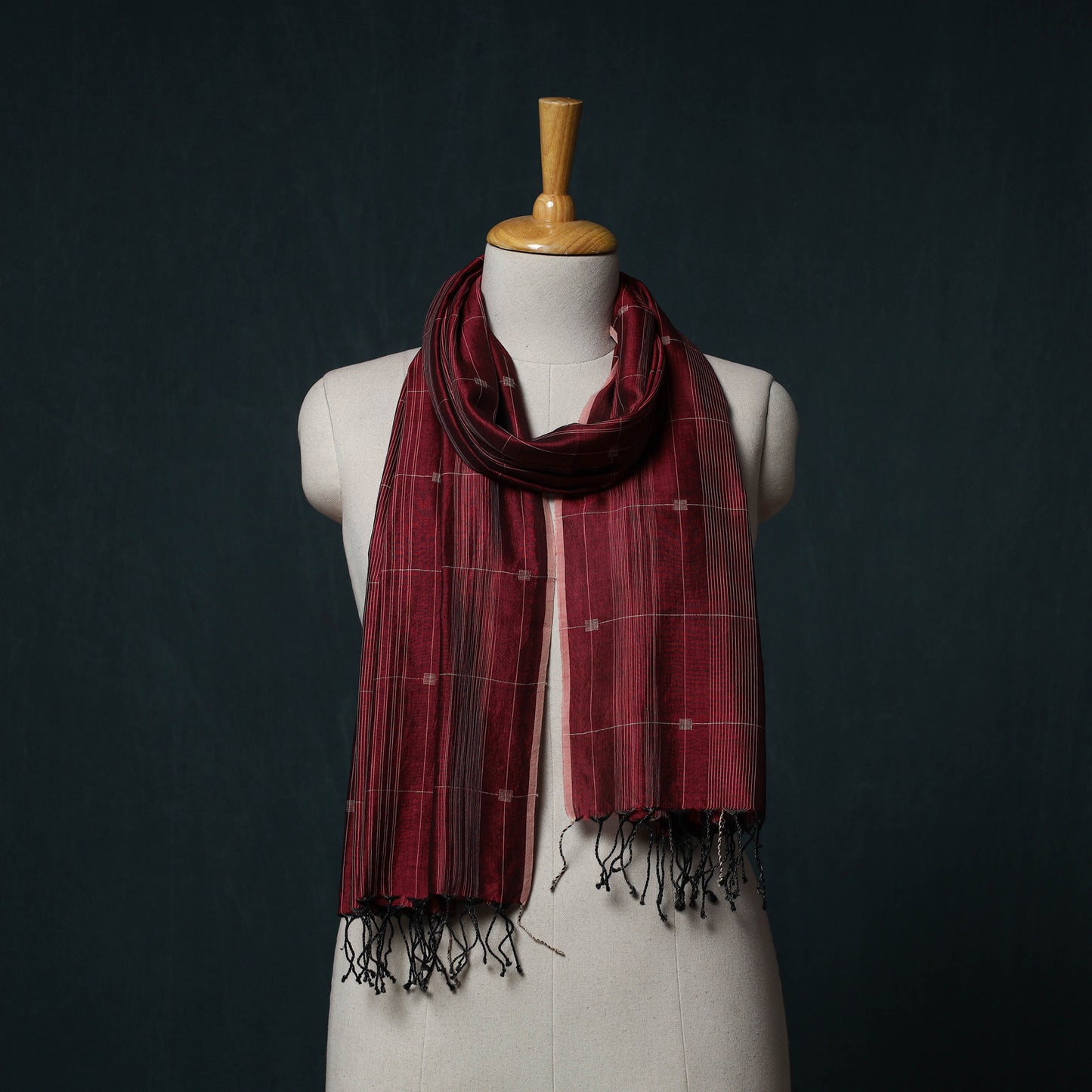 Burdwan Jamdani Handloom Cotton Stole 13