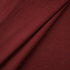 Maroon Jhiri Pure Handloom Cotton Fabric 01