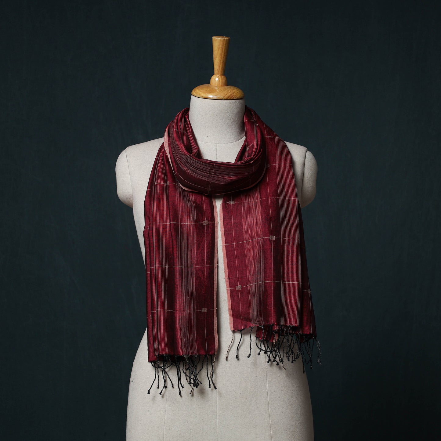 Burdwan Jamdani Handloom Cotton Stole 21