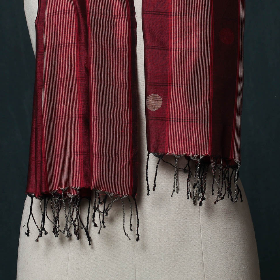 Burdwan Jamdani Handloom Cotton Stole 25