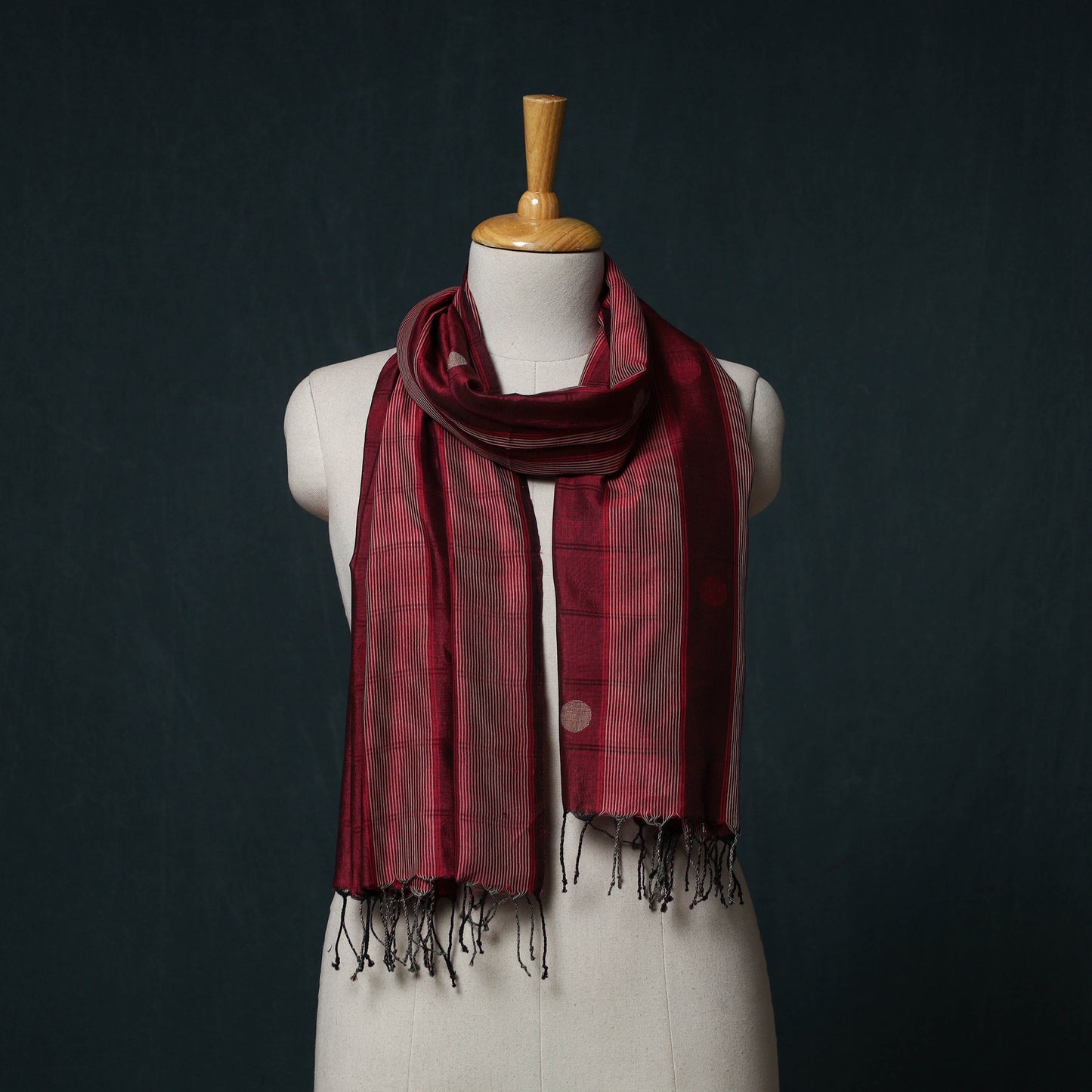 Burdwan Jamdani Handloom Cotton Stole 25
