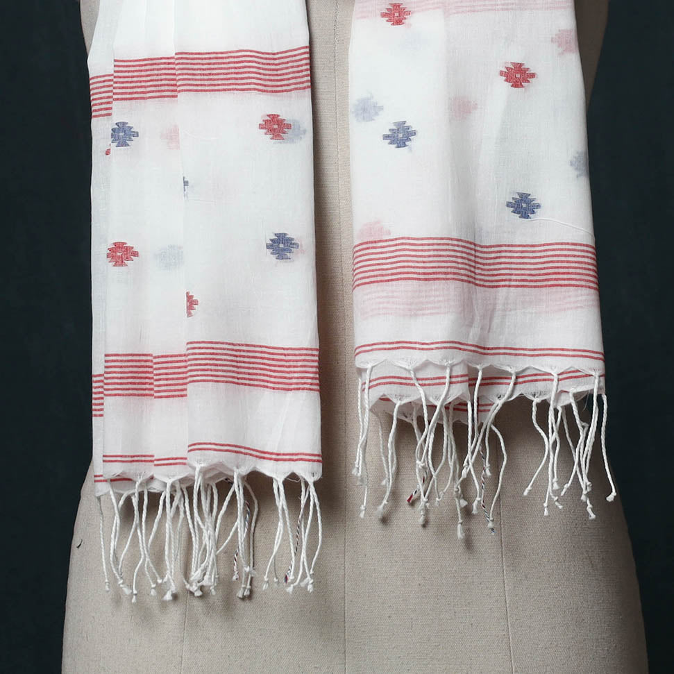 Burdwan Jamdani Handloom Cotton Stole 29