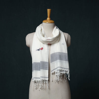 Burdwan Jamdani Handloom Cotton Stole 32