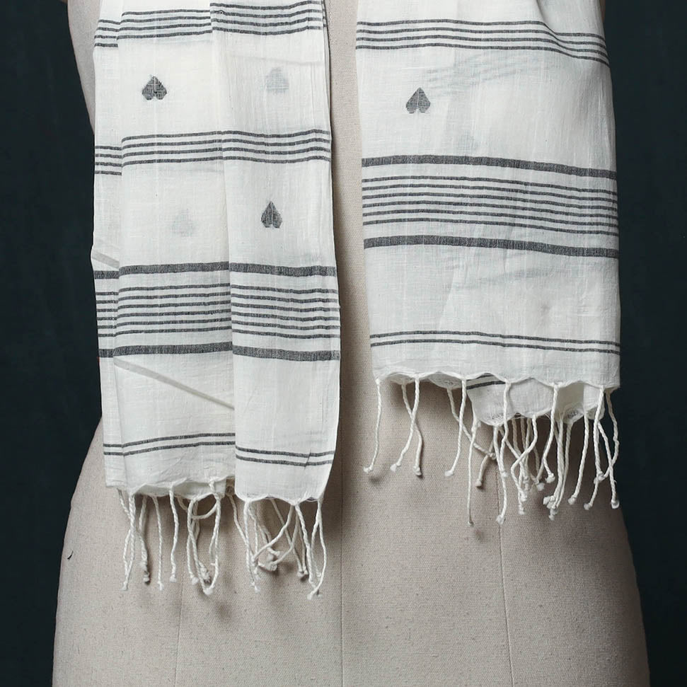 Burdwan Jamdani Handloom Cotton Stole 35