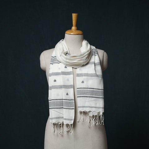 Burdwan Jamdani Handloom Cotton Stole 35