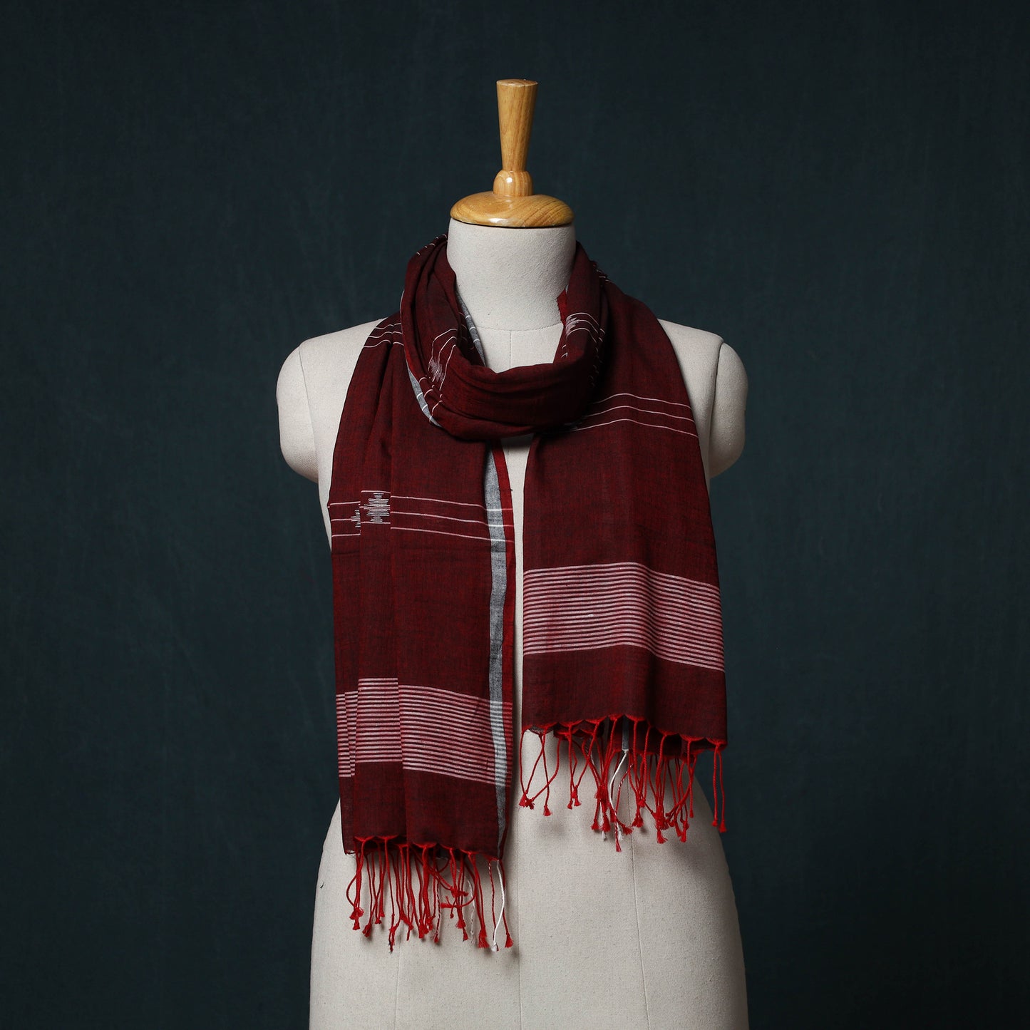 Burdwan Jamdani Handloom Cotton Stole 37