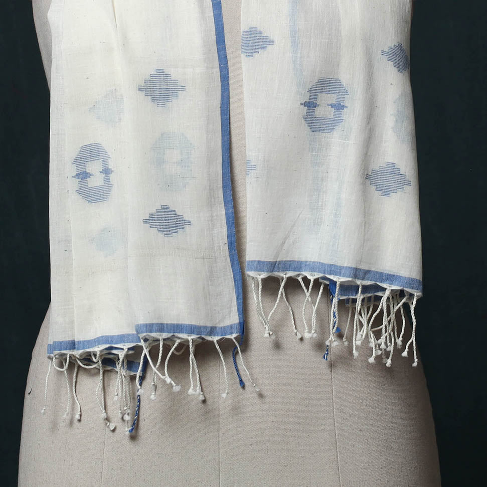 Burdwan Jamdani Handloom Cotton Stole 38