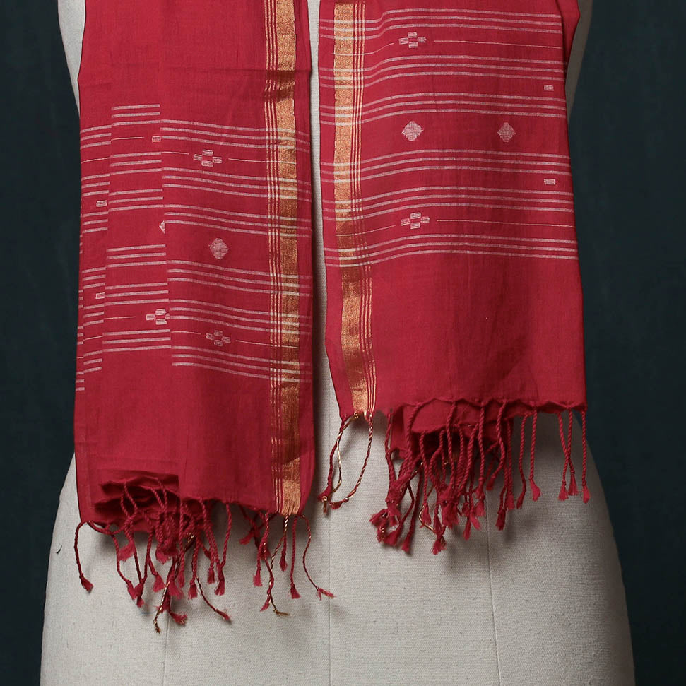 Burdwan Jamdani Handloom Cotton Stole 41