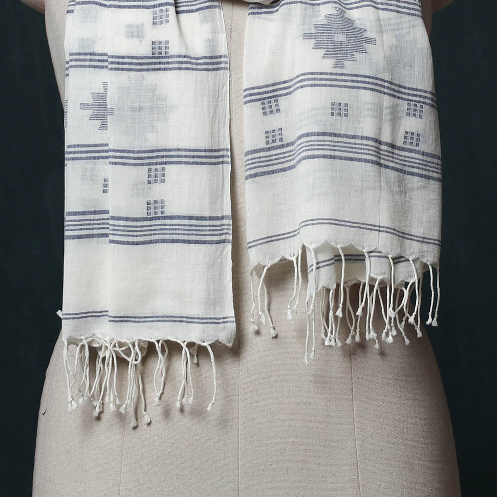 Burdwan Jamdani Handloom Cotton Stole 44