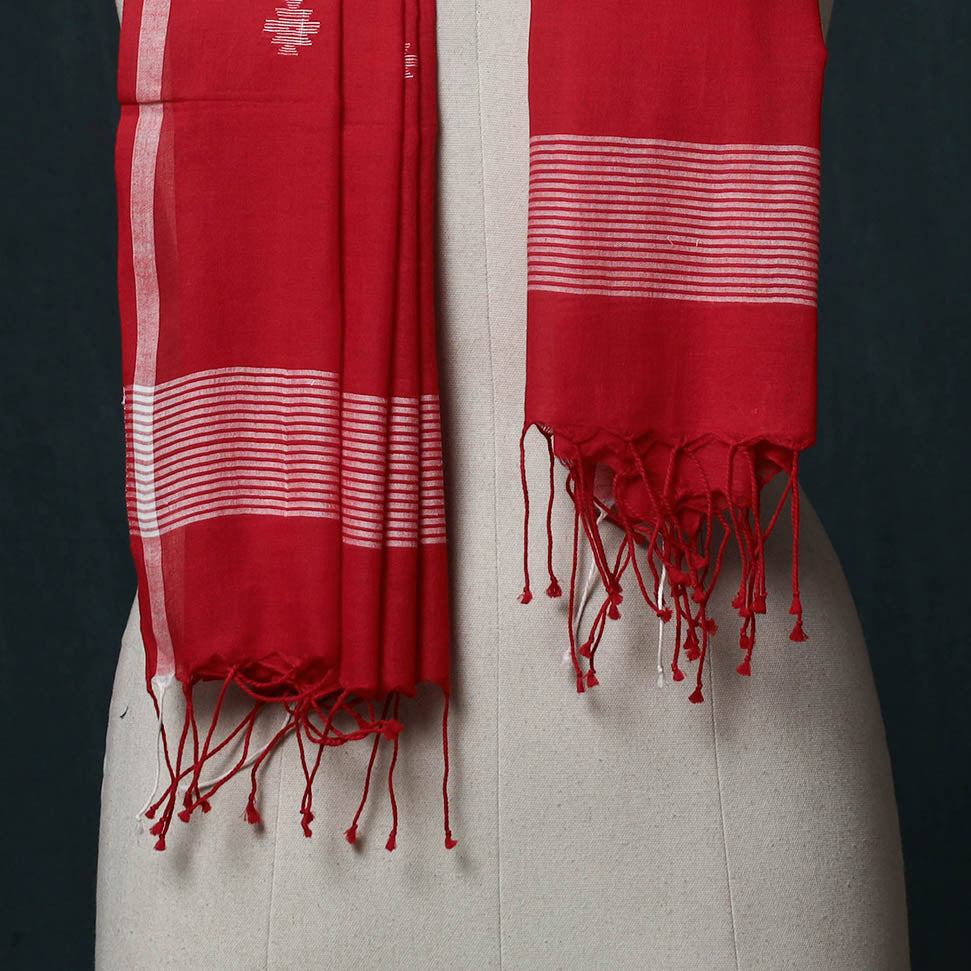 Burdwan Jamdani Handloom Cotton Stole 46