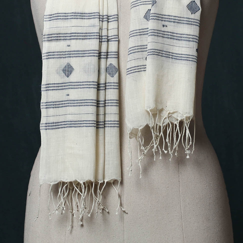 Burdwan Jamdani Handloom Cotton Stole 48