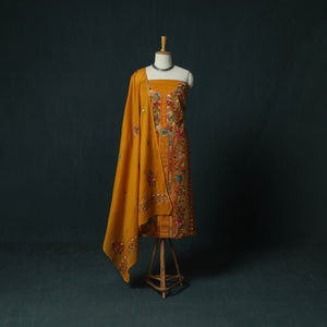 Hand Embroidered Cotton 3pc Unstitched Dress Material 66