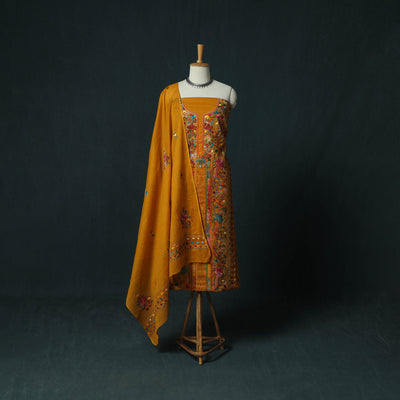 Hand Embroidered Cotton 3pc Unstitched Dress Material 66