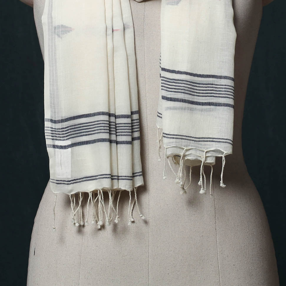 Burdwan Jamdani Handloom Cotton Stole 56