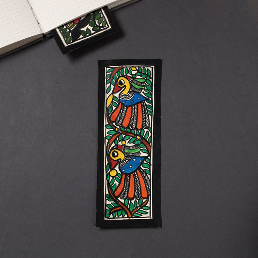Madhubani Handpainted Bookmark (7 x 2 in)