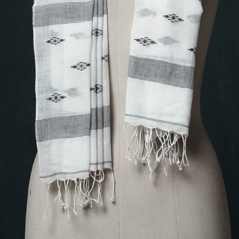 Burdwan Jamdani Handloom Cotton Stole 59