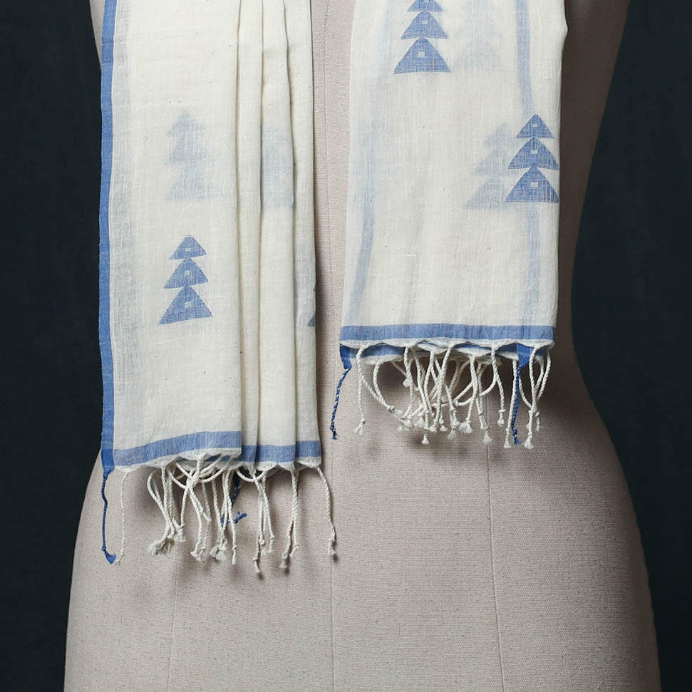 Burdwan Jamdani Handloom Cotton Stole 65