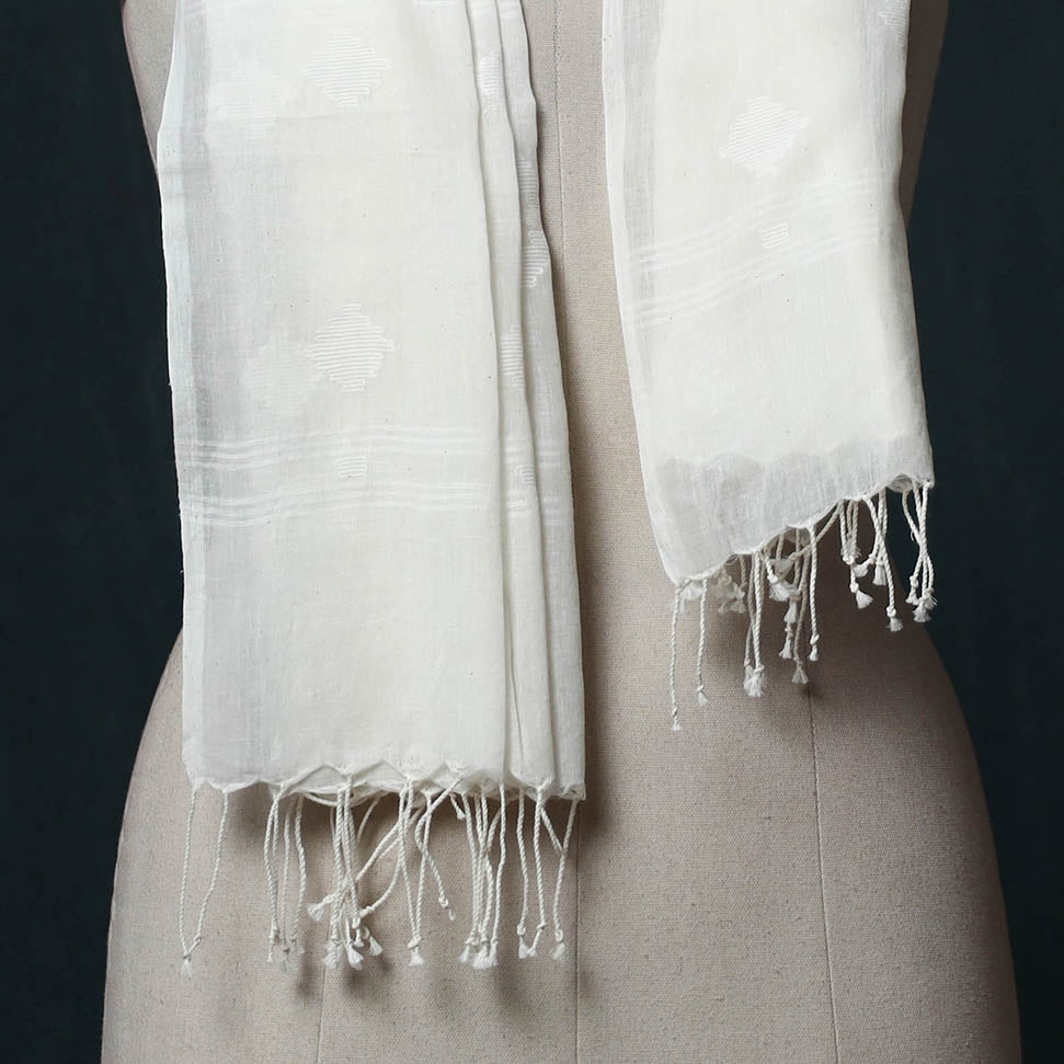 Burdwan Jamdani Handloom Cotton Stole 67