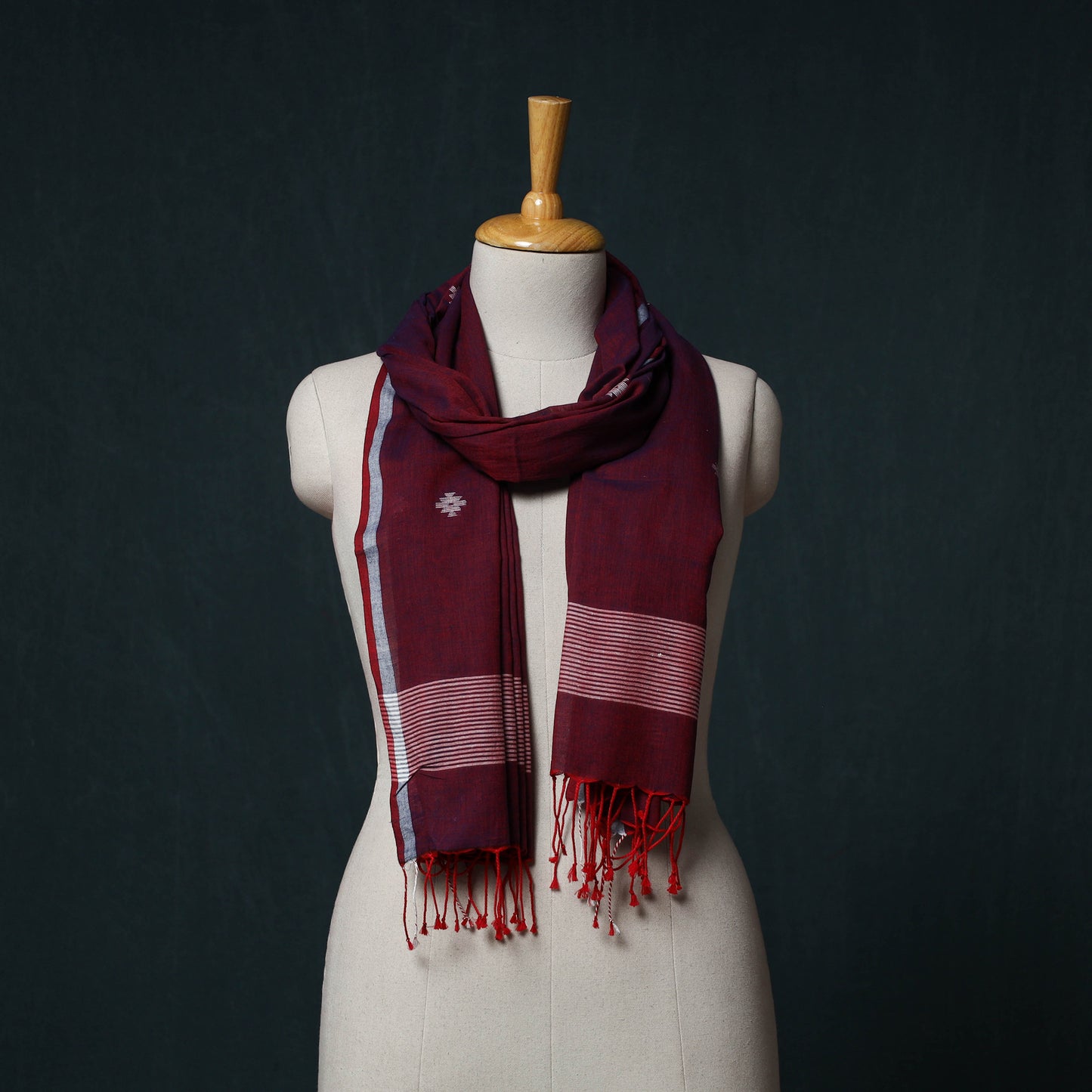 Burdwan Jamdani Handloom Cotton Stole 69