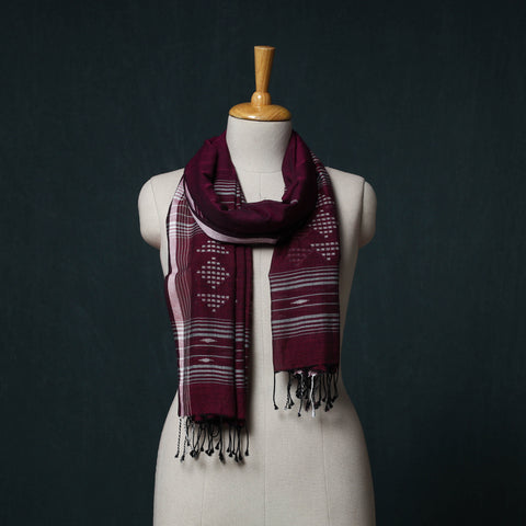 Burdwan Jamdani Handloom Cotton Stole 70
