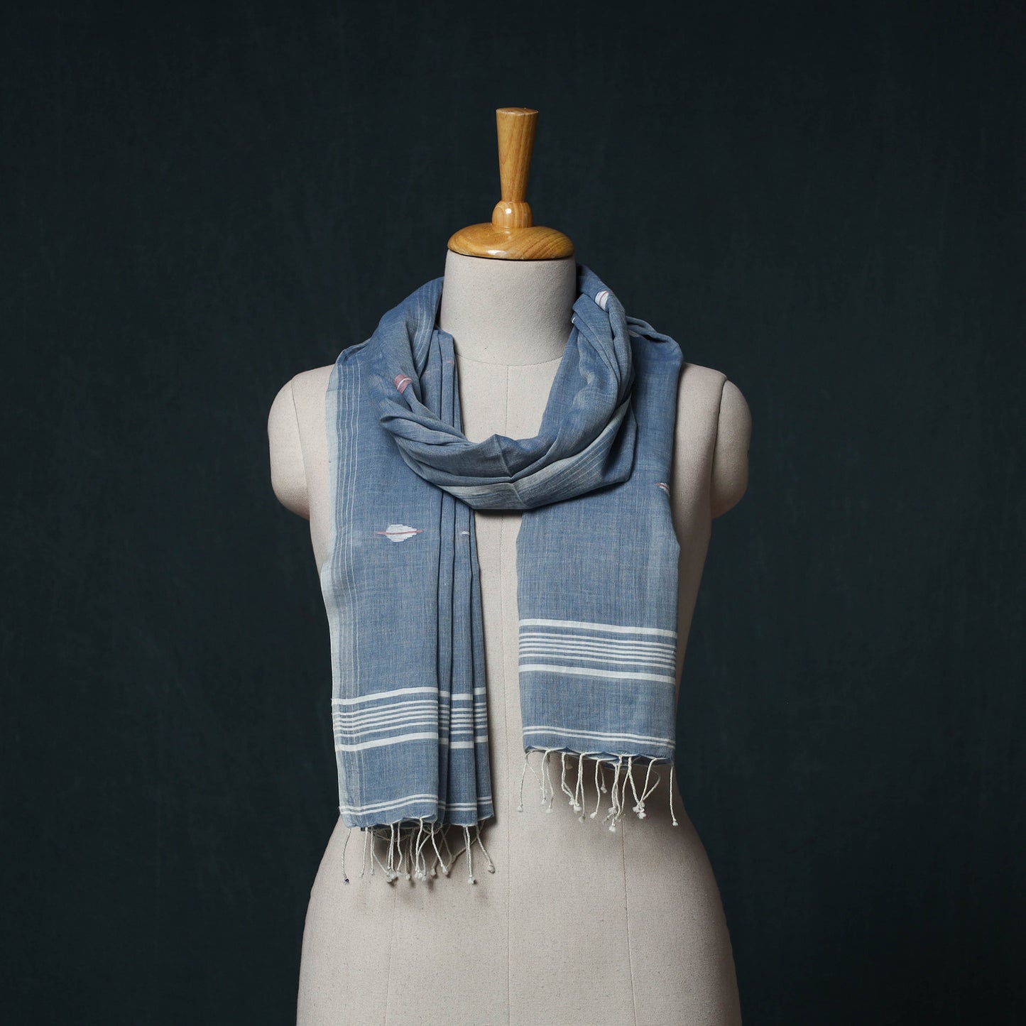 Burdwan Jamdani Handloom Cotton Stole 75