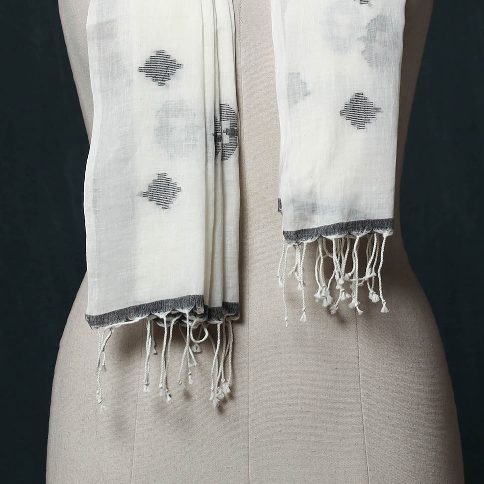 Burdwan Jamdani Handloom Cotton Stole 76